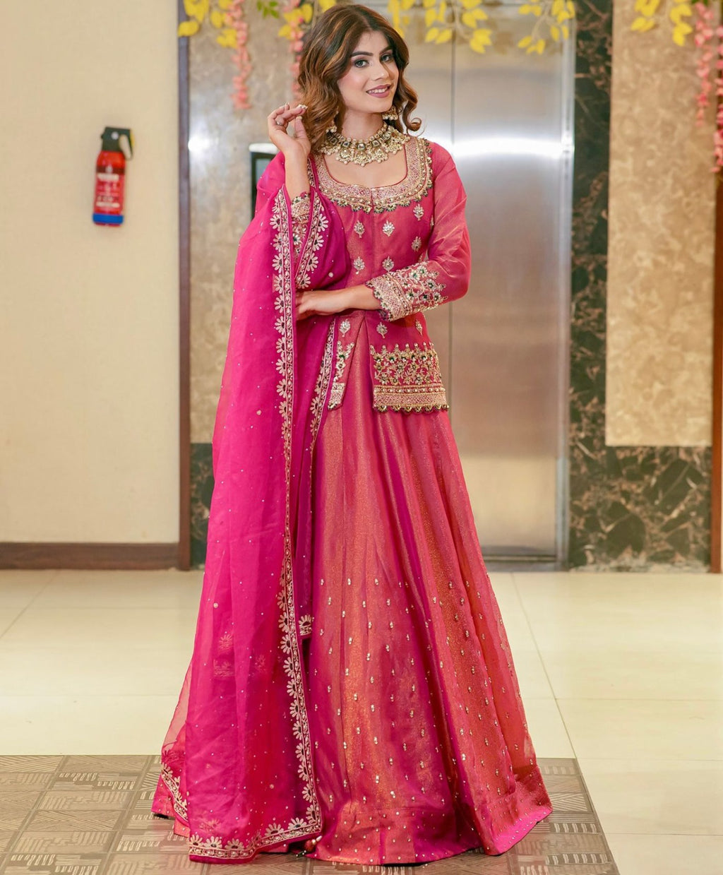 Pink Pushkar Lehenga