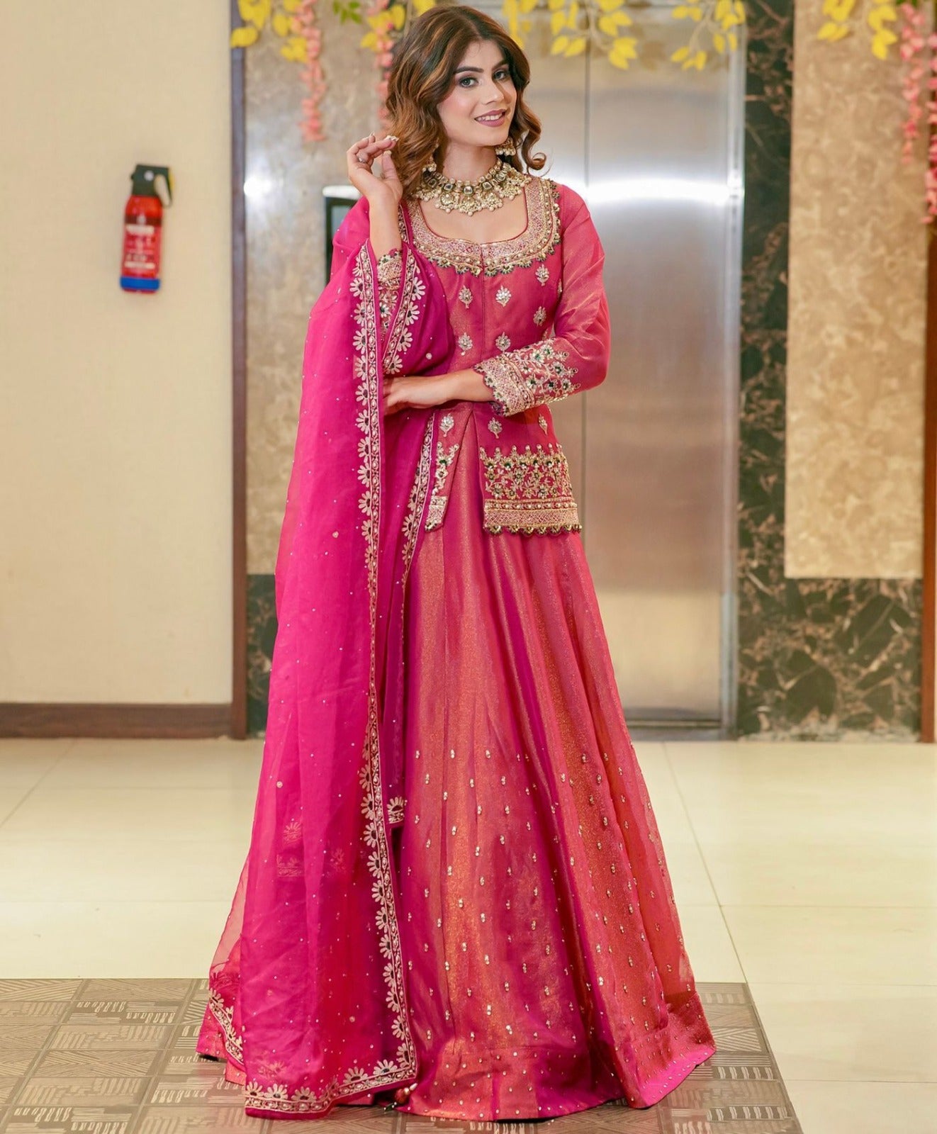 Pink Pushkar Lehenga