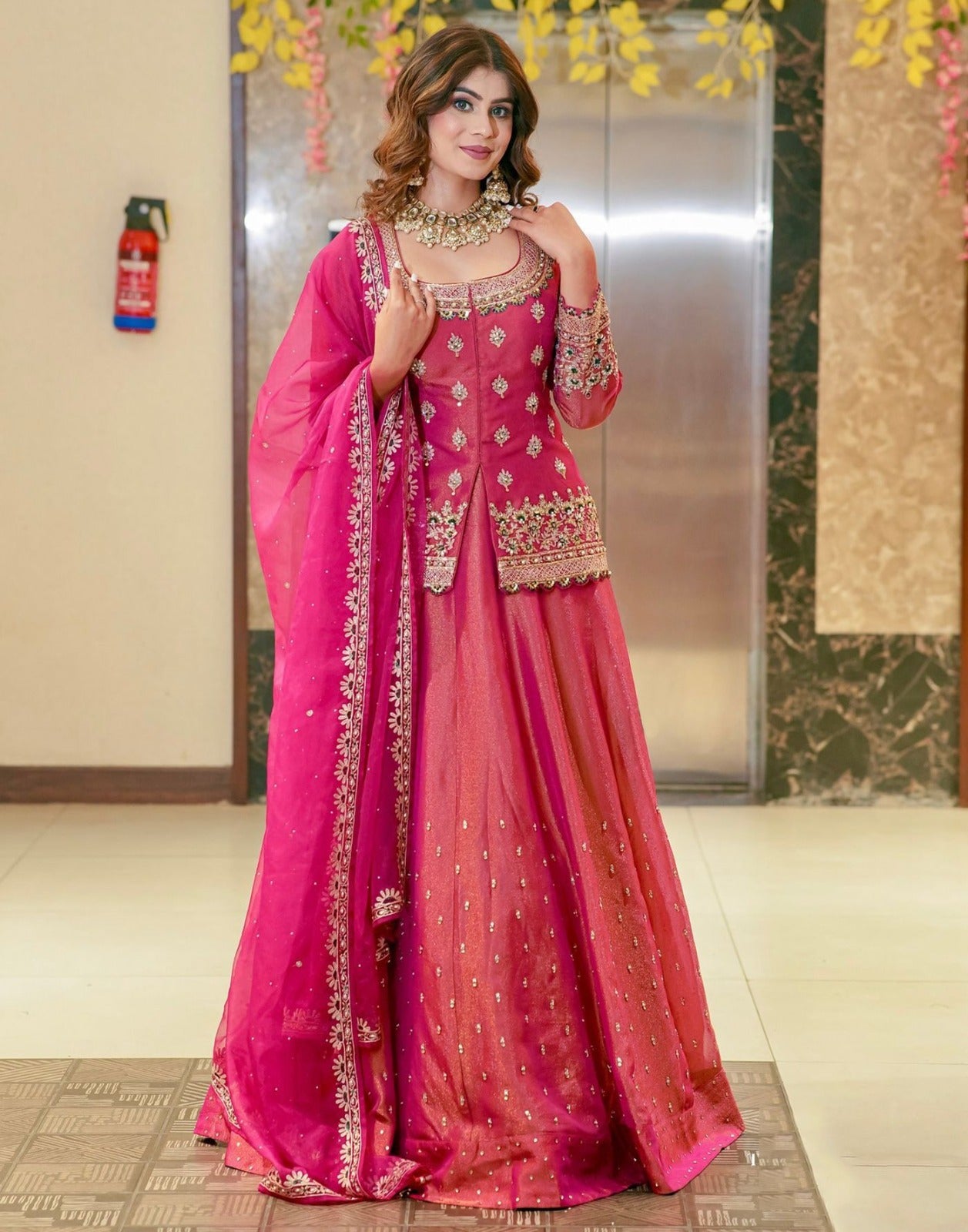 Pink Pushkar Lehenga