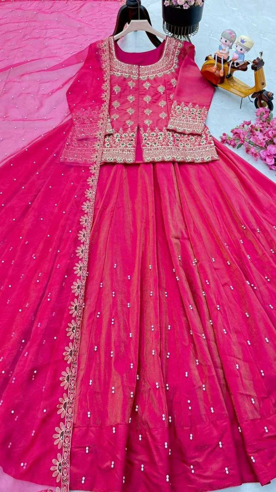 Pink Pushkar Lehenga
