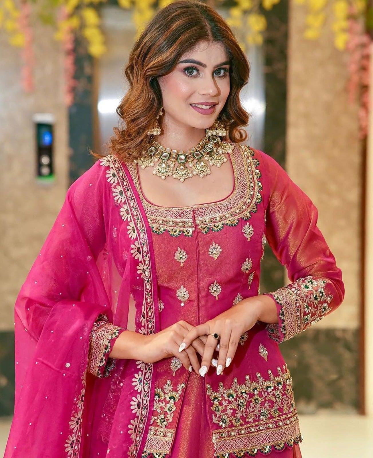 Pink Pushkar Lehenga