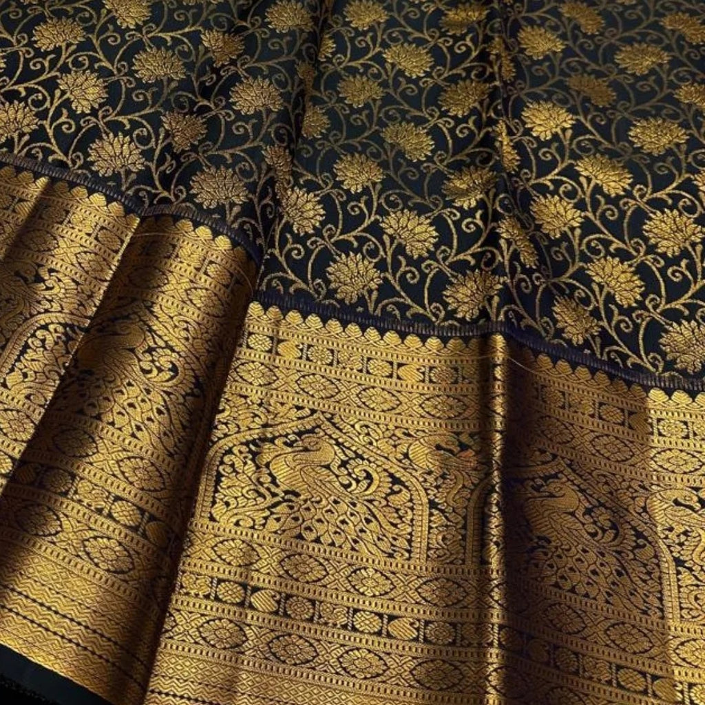 BANARASI SOFT SILK SAREE-BUE