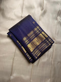 BANARASI SOFT SILK SAREE-BLUE