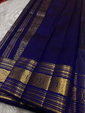 BANARASI SOFT SILK SAREE-BLUE,GREEN,PURPLE