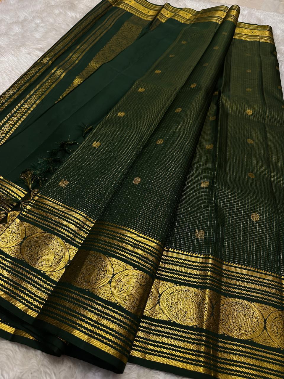 BANARASI SOFT SILK SAREE-BLUE,GREEN,PURPLE